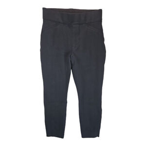 Spanx The Perfect Pant Ankle Ponte Knit Black Stretch Cropped Pants Small